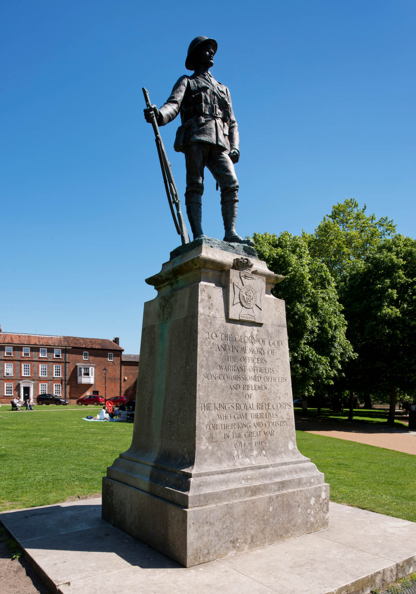 King’s Royal Rifle Corps War Memorial, Winchester The Historic